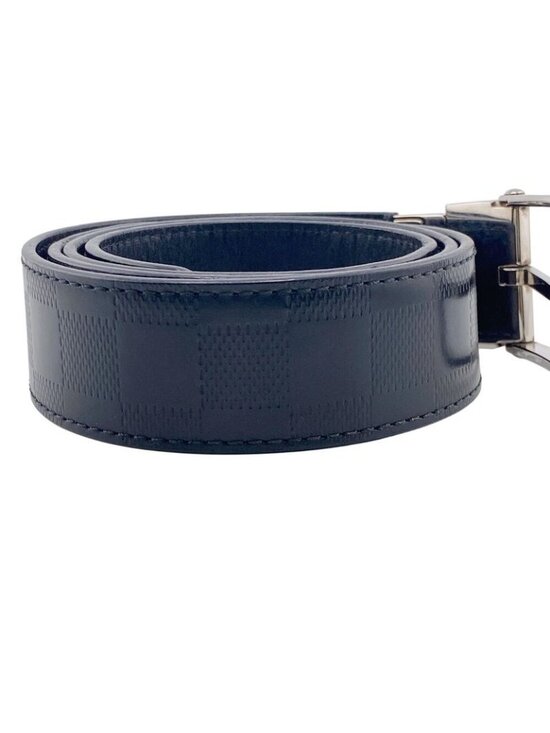 Louis Vuitton M9674 Damier Infini Belt Brand Jeans Dress Casual Business Black main image 9